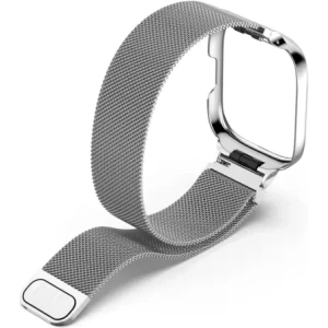 Buy Bizon Strap + Case Watch Chain Xiaomi Redmi Watch 3 Active silver - BIZ3183 - {ean13} - Home Screen Store Europe