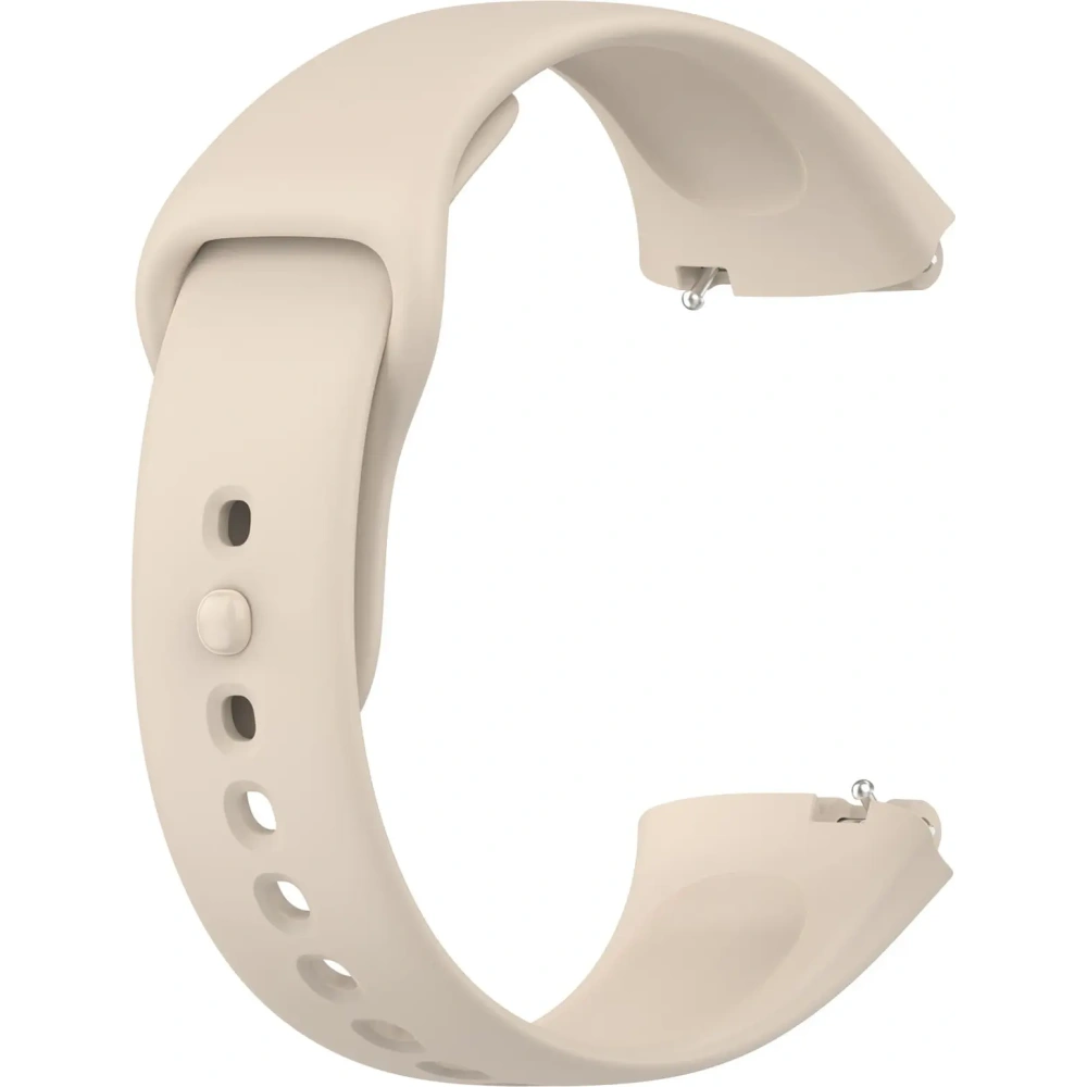 Pasek Bizon Strap Watch Dots do Xiaomi Redmi Watch 3 Active beżowy
