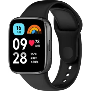 Kup Bizon Strap Uhr Dots Xiaomi Redmi Uhr 3 Aktiv schwarz - BIZ3185 - {ean13} - Sklep Home Screen
