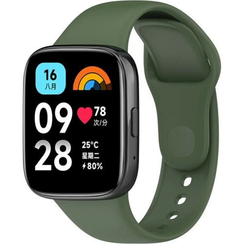 Kup Bizon Strap Watch Dots Xiaomi Redmi Watch 3 Active dunkelgrün - BIZ3186 - {ean13} - Sklep Home Screen