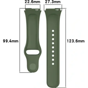 Buy Bizon Strap Watch Dots Xiaomi Redmi Watch 3 Active dark green - BIZ3186 - {ean13} - Home Screen Store Europe