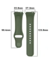 Kup Bizon Strap Watch Dots Xiaomi Redmi Watch 3 Active dunkelgrün - BIZ3186 - {ean13} - Sklep Home Screen