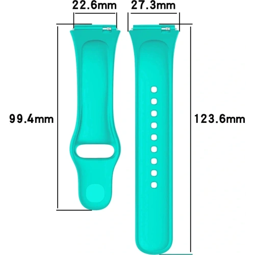Kup Pasek Bizon Strap Watch Dots do Xiaomi Redmi Watch 3 Active ciemno-miętowy - BIZ3187 - {ean13} - Sklep Home Screen