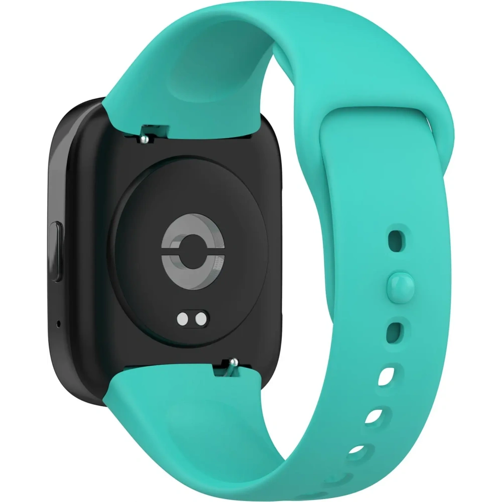Pasek Bizon Strap Watch Dots do Xiaomi Redmi Watch 3 Active ciemno-miętowy