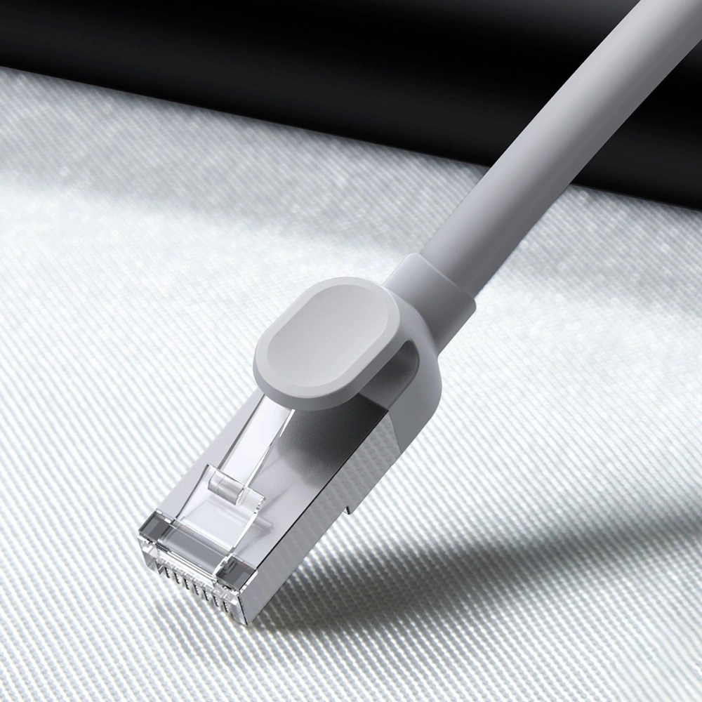 Kabel sieciowy Baseus High Speed, Ethernet RJ45, Gigabit, Cat.6, 1m (szary)