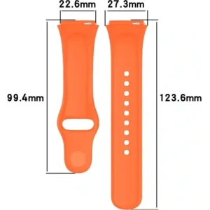 Buy Bizon Strap Watch Dots Xiaomi Redmi Watch 3 Active orange - BIZ3190 - {ean13} - Home Screen Store Europe