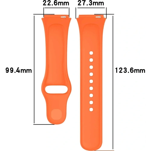 Kup Bizon Szíj Óra Dots Xiaomi Redmi Óra 3 Aktív narancssárga - BIZ3190 - {ean13} - Sklep Home Screen