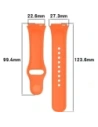 Kup Pasek Bizon Strap Watch Dots do Xiaomi Redmi Watch 3 Active pomarańczowy - BIZ3190 - {ean13} - Sklep Home Screen