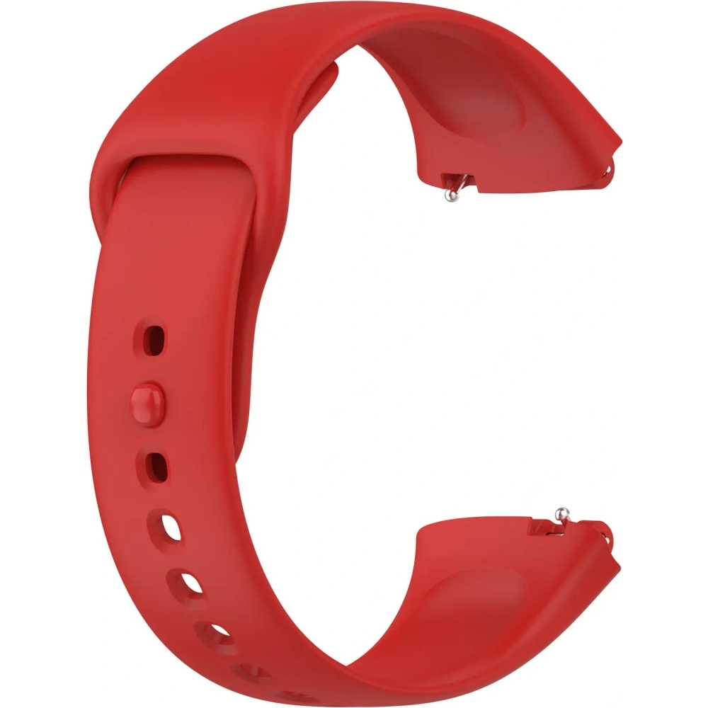 Pasek Bizon Strap Watch Dots do Xiaomi Redmi Watch 3 Active czerwony