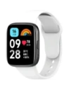 Bizon Strap Uhr Punkte Xiaomi Redmi Uhr 3 Aktiv weiß
