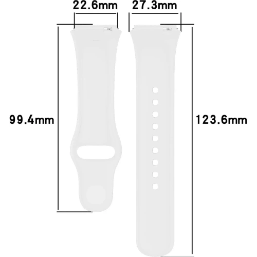 Kup Bizon Szíj Óra Dots Xiaomi Redmi Watch 3 Active fehér - BIZ3192 - {ean13} - Sklep Home Screen