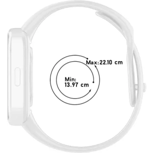 Buy Bizon Strap Watch Dots Xiaomi Redmi Watch 3 Active white - BIZ3192 - {ean13} - Home Screen Store Europe