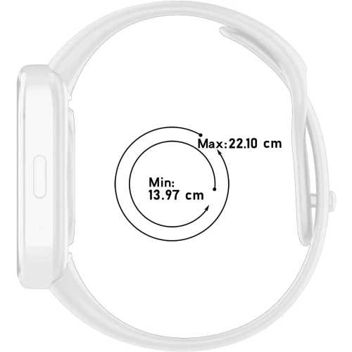 Kup Bizon Szíj Óra Dots Xiaomi Redmi Watch 3 Active fehér - BIZ3192 - {ean13} - Sklep Home Screen