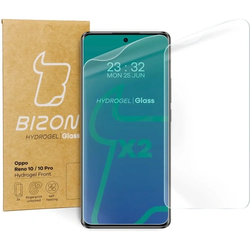 Kup Bizon Glass Hydrogel Front Oppo Reno10/10 Pro 5G [2 PACK] - BIZ3193 - {ean13} - Sklep Home Screen