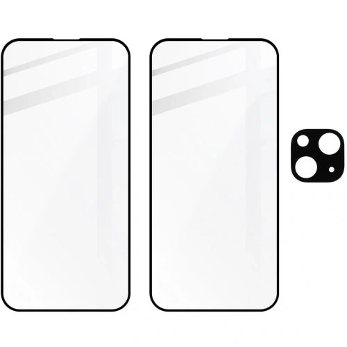 Kup BIZON Edge 2x sticlă de ecran + sticlă pentru cameră Apple iPhone 15 Plus - BIZ3195 - {ean13} - Sklep Home Screen