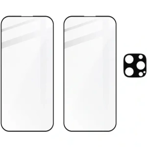 Kup 2x Szkło na ekran + szkło na aparat BIZON Edge do Apple iPhone 15 Pro - BIZ3196 - {ean13} - Sklep Home Screen