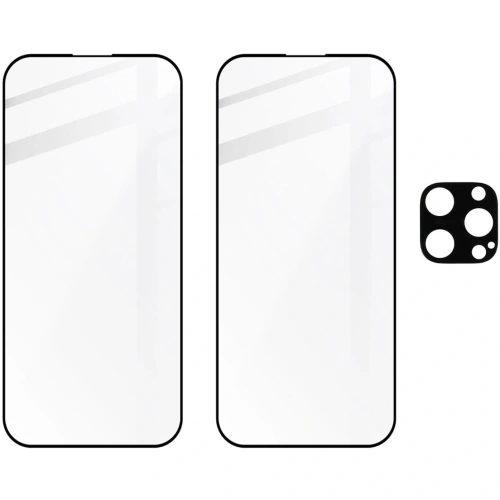 Kup BIZON Edge 2x sticlă pentru ecran + sticlă pentru cameră Apple iPhone 15 Pro - BIZ3196 - {ean13} - Sklep Home Screen