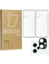 BIZON Edge Pack 2x screen glass + camera glass Xiaomi Poco F5