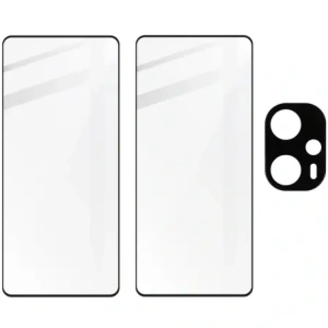 Kup 2x Szkło na ekran + szkło na aparat BIZON Edge Pack do Xiaomi Poco F5 - BIZ3199 - {ean13} - Sklep Home Screen