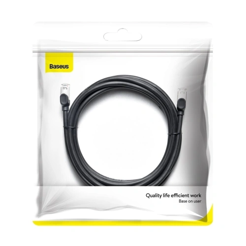 Kup Kabel sieciowy Baseus High Speed, Ethernet RJ45, Gigabit, Cat.6, 3m (czarny) - BSU1382BLK - {ean13} - Sklep Home Screen