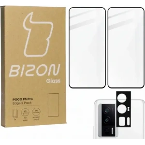 Kup BIZON Edge Pack 2x sticlă de ecran + sticlă de cameră Xiaomi Poco F5 Pro - BIZ3201 - {ean13} - Sklep Home Screen