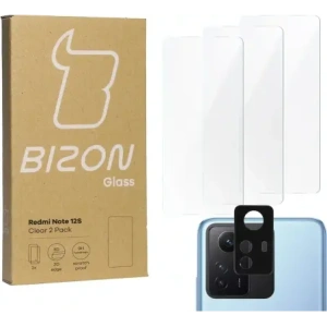 Buy BIZON Clear 3x screen glass + camera glass Redmi Note 12S - BIZ3202 - {ean13} - Home Screen Store Europe