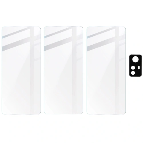 Buy BIZON Clear 3x screen glass + camera glass Redmi Note 12S - BIZ3202 - {ean13} - Home Screen Store Europe