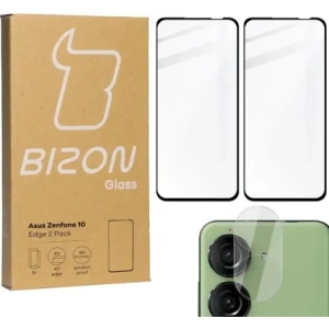 Kup 2x Szkło na ekran + szkło na aparat BIZON Edge do Asus Zenfone 10 - BIZ3206 - {ean13} - Sklep Home Screen