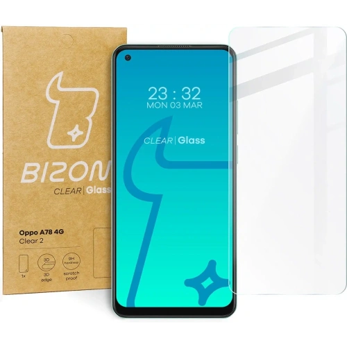 Kup Szkło hartowane Bizon Glass Clear 2 do Oppo A78 4G - BIZ3209 - {ean13} - Sklep Home Screen