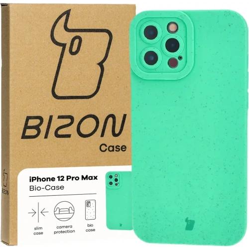Kup Ekologiczne etui Bizon Bio-Case do Apple iPhone 12 Pro Max zielone - BIZ3211 - {ean13} - Sklep Home Screen