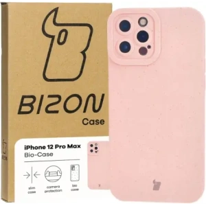 Ekologiczne etui Bizon Bio-Case do Apple iPhone 12 Pro Max różowe