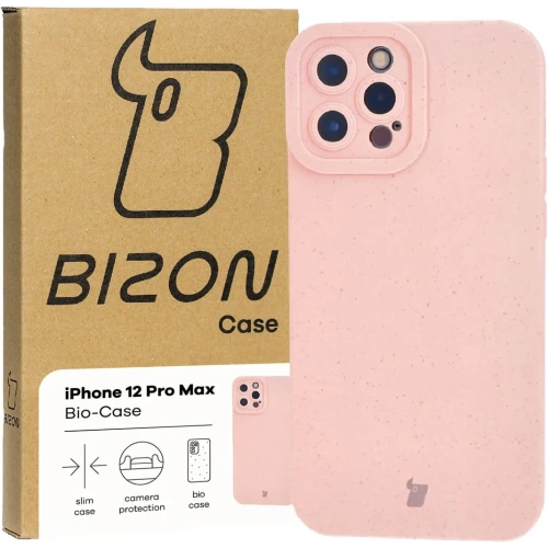 Kup Ekologiczne etui Bizon Bio-Case do Apple iPhone 12 Pro Max różowe - BIZ3213 - {ean13} - Sklep Home Screen