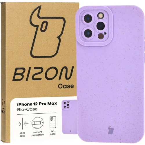 Kup Ekologiczne etui Bizon Bio-Case do Apple iPhone 12 Pro Max fioletowe - BIZ3214 - {ean13} - Sklep Home Screen