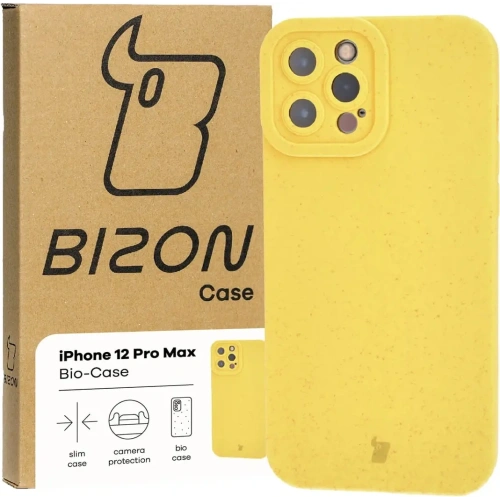 Buy Bizon Bio-Case Apple iPhone 12 Pro Max yellow - BIZ3215 - {ean13} - Home Screen Store Europe