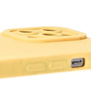 Ekologiczne etui Bizon Bio-Case do Apple iPhone 12 Pro Max żółte