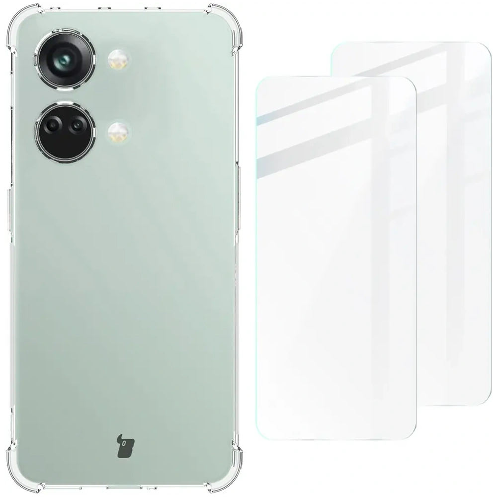 Etui Bizon Case Clear Pack do OnePlus Nord 3 przezroczyste