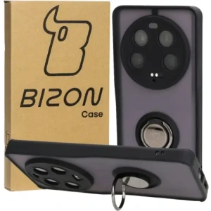 Kup Etui z uchwytem na palec Bizon Case Hybrid Ring do Xiaomi 13 Ultra przydymione z czarną ramką - BIZ3219 - {ean13} - Sklep Home Screen