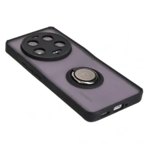 Kup Etui z uchwytem na palec Bizon Case Hybrid Ring do Xiaomi 13 Ultra przydymione z czarną ramką - BIZ3219 - {ean13} - Sklep Home Screen