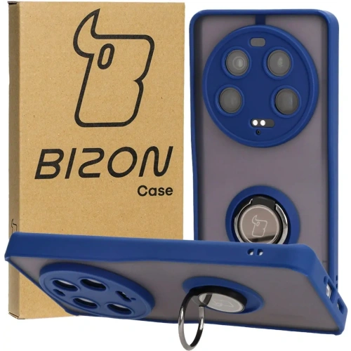 Kup Bizon Case Hybrid Ring Xiaomi 13 Ultra fumuriu cu un cadru albastru marin - BIZ3220 - {ean13} - Sklep Home Screen