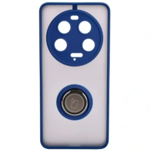 Kup Etui z uchwytem na palec Bizon Case Hybrid Ring do Xiaomi 13 Ultra przydymione z granatową ramką - BIZ3220 - {ean13} - Sklep Home Screen