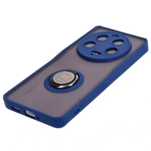 Kup Etui z uchwytem na palec Bizon Case Hybrid Ring do Xiaomi 13 Ultra przydymione z granatową ramką - BIZ3220 - {ean13} - Sklep Home Screen