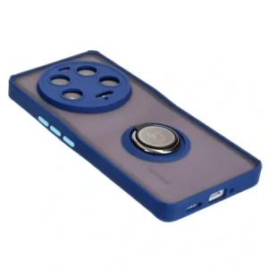Kup Etui z uchwytem na palec Bizon Case Hybrid Ring do Xiaomi 13 Ultra przydymione z granatową ramką - BIZ3220 - {ean13} - Sklep Home Screen