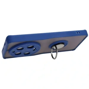 Kup Etui z uchwytem na palec Bizon Case Hybrid Ring do Xiaomi 13 Ultra przydymione z granatową ramką - BIZ3220 - {ean13} - Sklep Home Screen