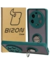 Kup Etui z uchwytem na palec Bizon Case Hybrid Ring do Xiaomi 13 Ultra przydymione z ciemnozieloną ramką - BIZ3221 - {ean13} - Sklep Home Screen