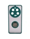 Kup Etui z uchwytem na palec Bizon Case Hybrid Ring do Xiaomi 13 Ultra przydymione z ciemnozieloną ramką - BIZ3221 - {ean13} - Sklep Home Screen