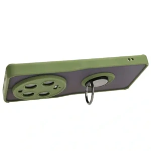 Buy Bizon Case Hybrid Ring Xiaomi 13 Ultra smoky with a green frame - BIZ3222 - {ean13} - Home Screen Store Europe