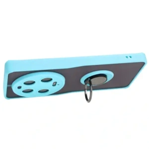 Kup Etui s úchytem na prst Bizon Case Hybrid Ring pro Xiaomi 13 Ultra kouřové s jasně modrým rámem - BIZ3224 - {ean13} - Sklep Home Screen