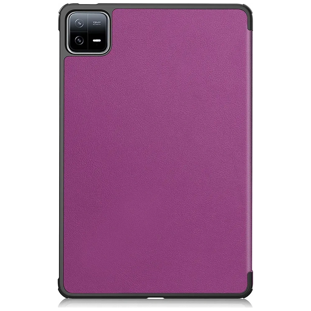 Etui Bizon Case Tab Croc do Xiaomi Pad 6 / Pad 6 Pro ciemnofioletowe