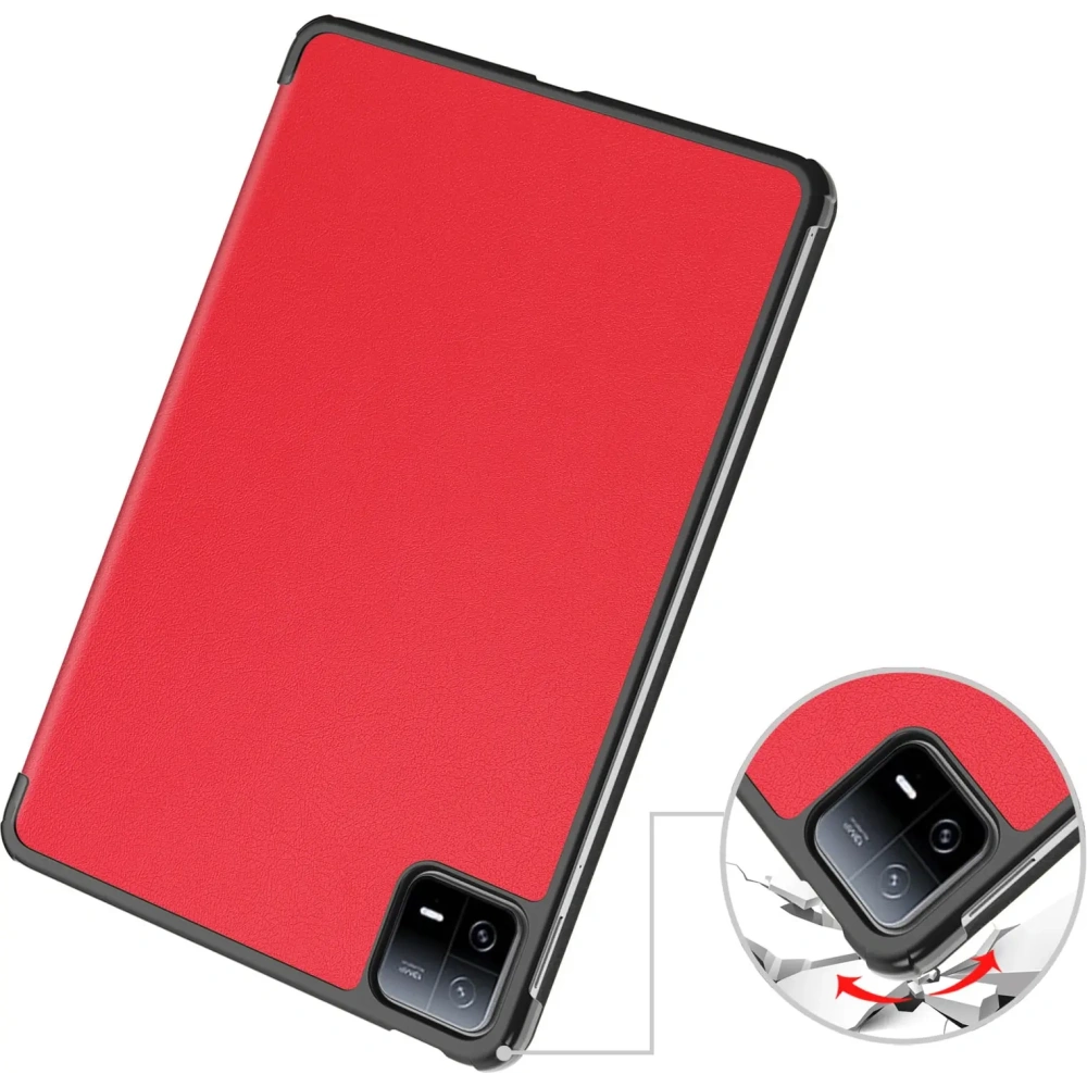 Etui Bizon Case Tab Croc do Xiaomi Pad 6 / Pad 6 Pro czerwone