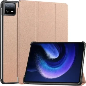 Bizon Case Tab Croc Xiaomi Pad 6 / Pad 6 Pro rose gold